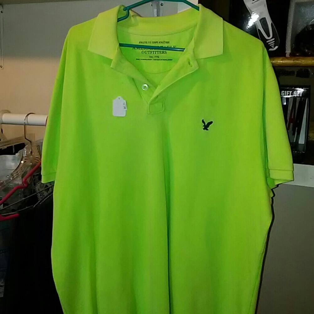 Lime green men shirt